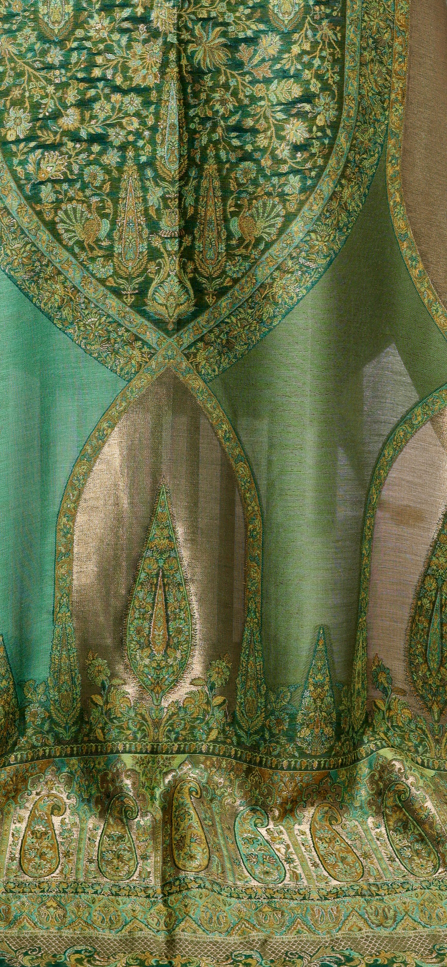 Mehr-e-Zareen Moonlight Kani Shawl, image 3