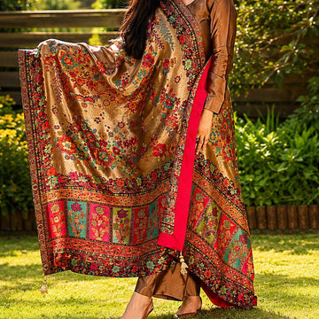 Rang-e-Noor Luxury Floral Moonlight Shawl image 0