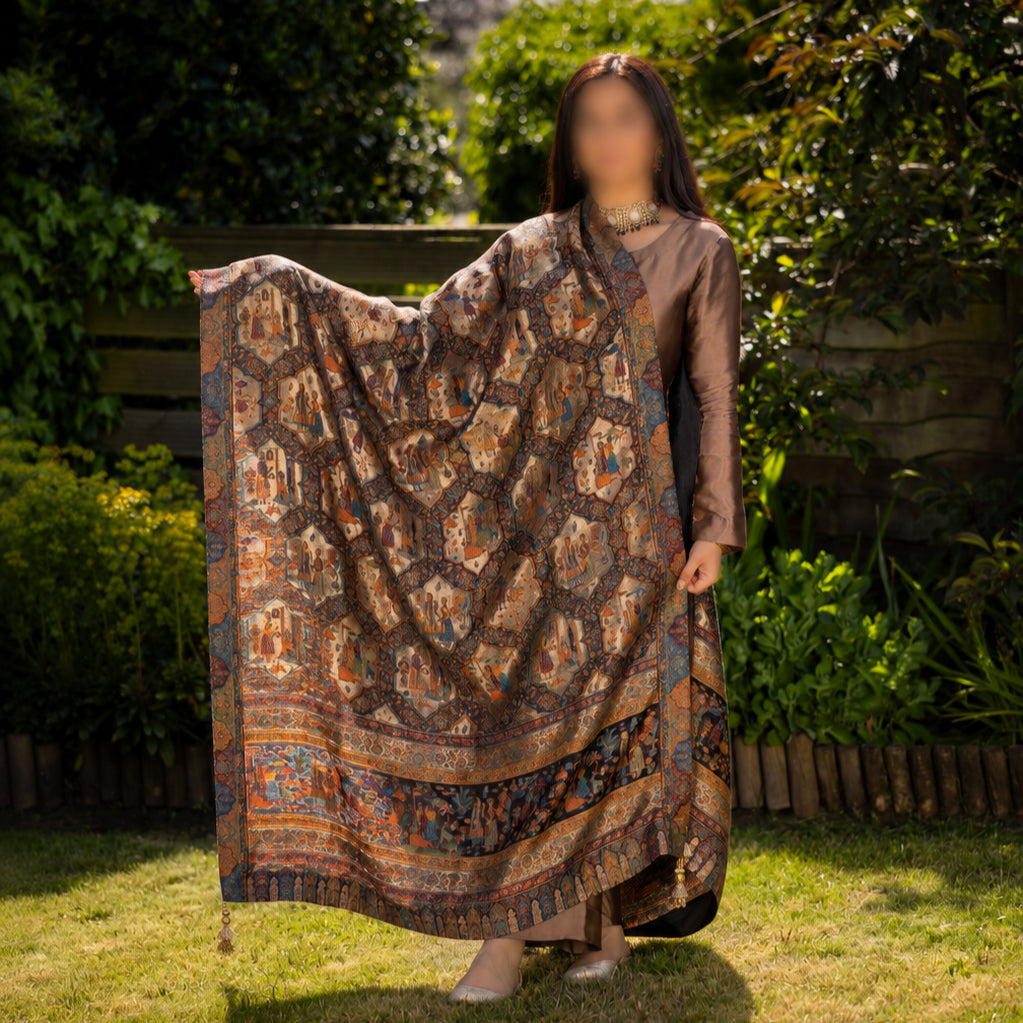 Raja-Rani Noor Moonlight Kani Shawl image 0