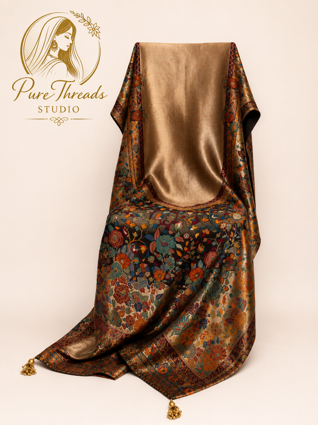 Gul-e-Zar Moonlight Kani Shawl image 2