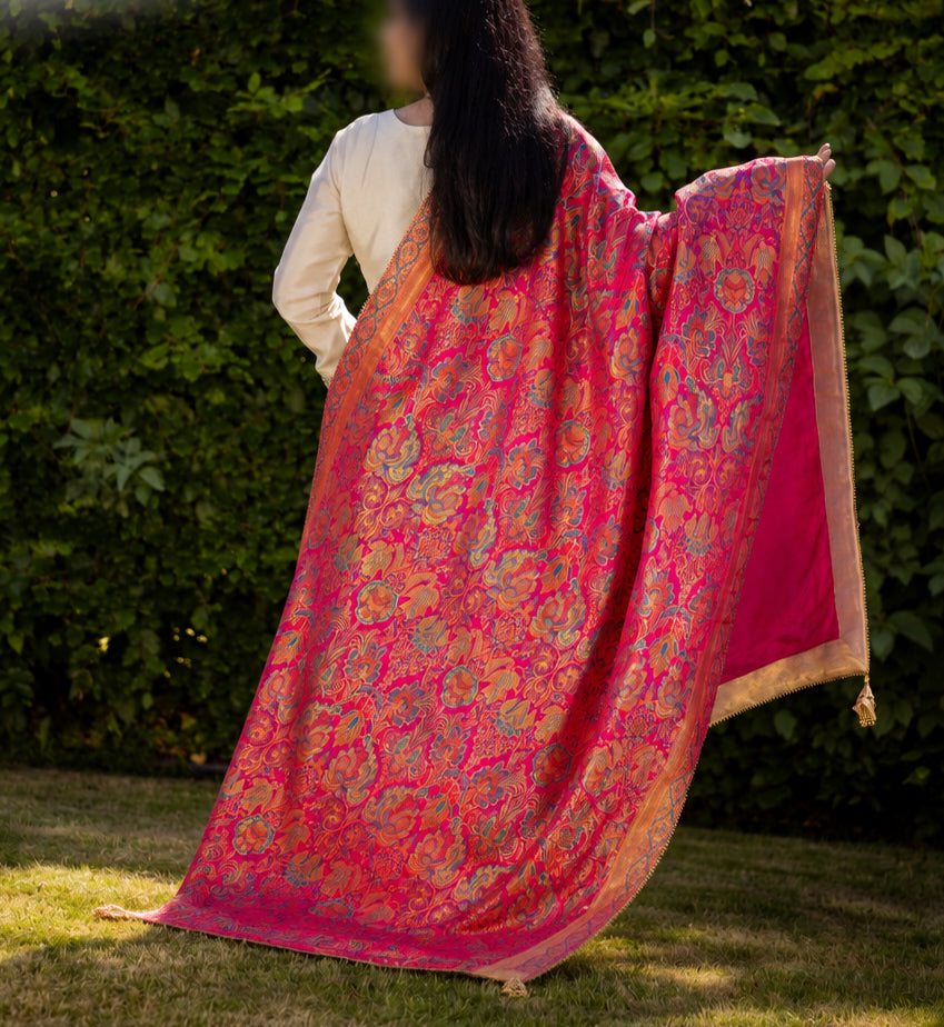 Zar-e-Gulnaar Kimkhab Shawl image 1