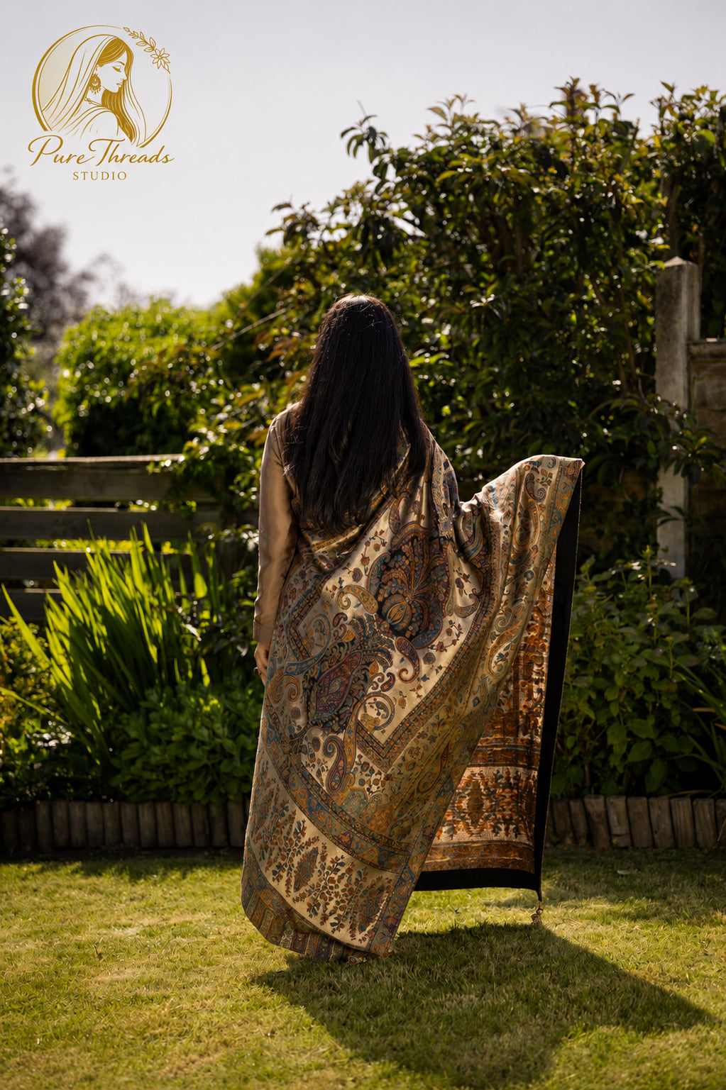 Noor-e-Mahal Full Length Moonlight Kani Shawl image 0