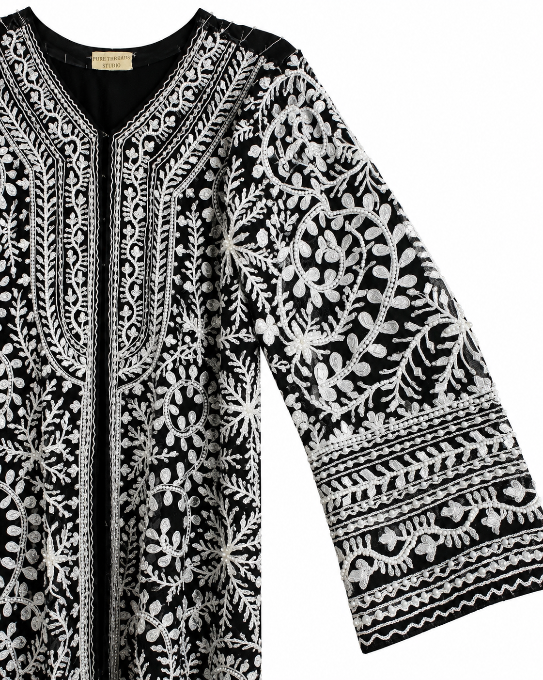 Noir-e-Zar Luxury Embellished Net Suit