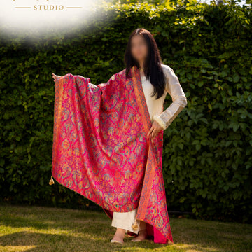 Zar-e-Gulnaar Kimkhab Shawl image 0