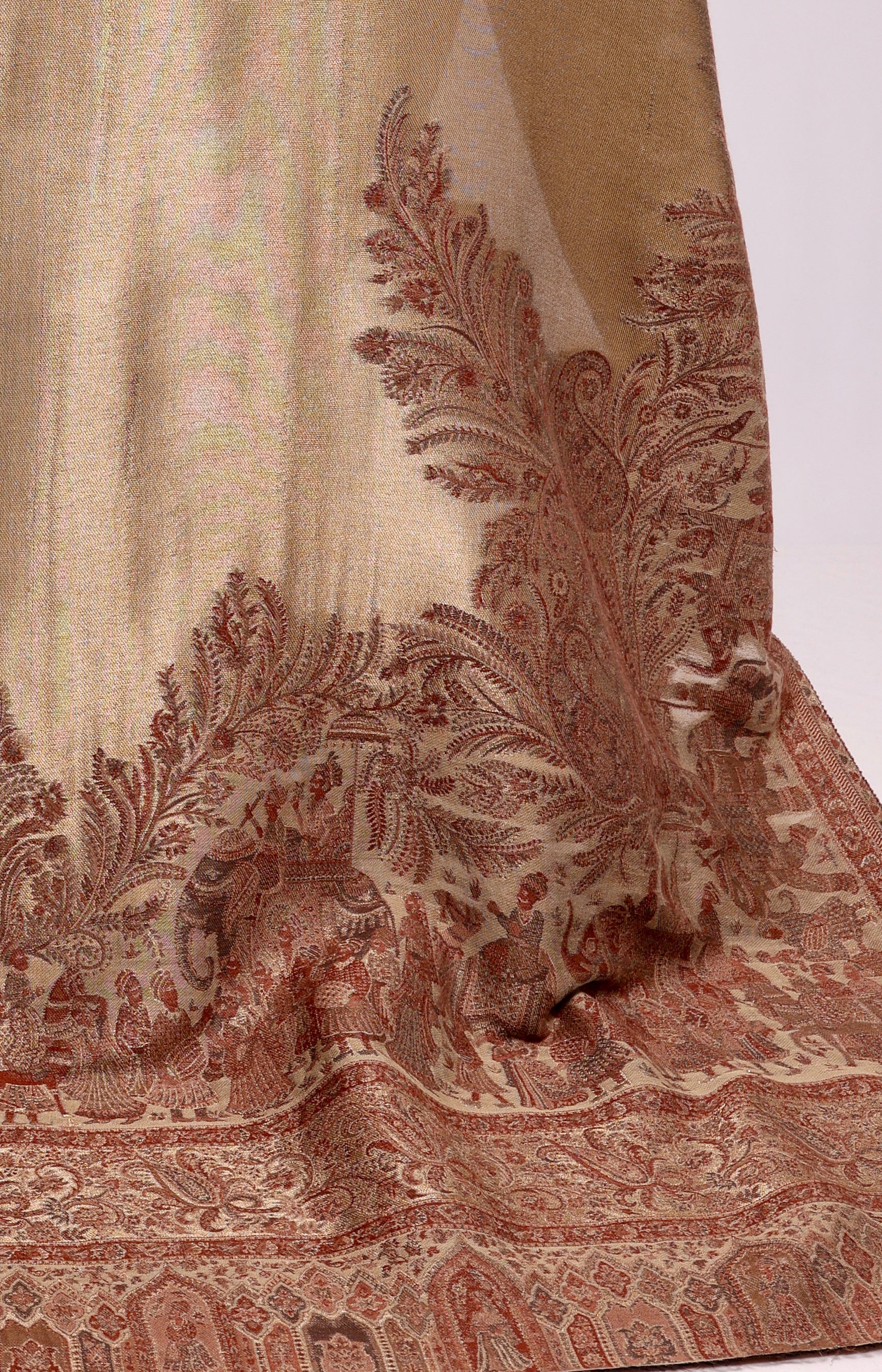 Mehr-e-Zar Pashmina Kani Shawl image 5