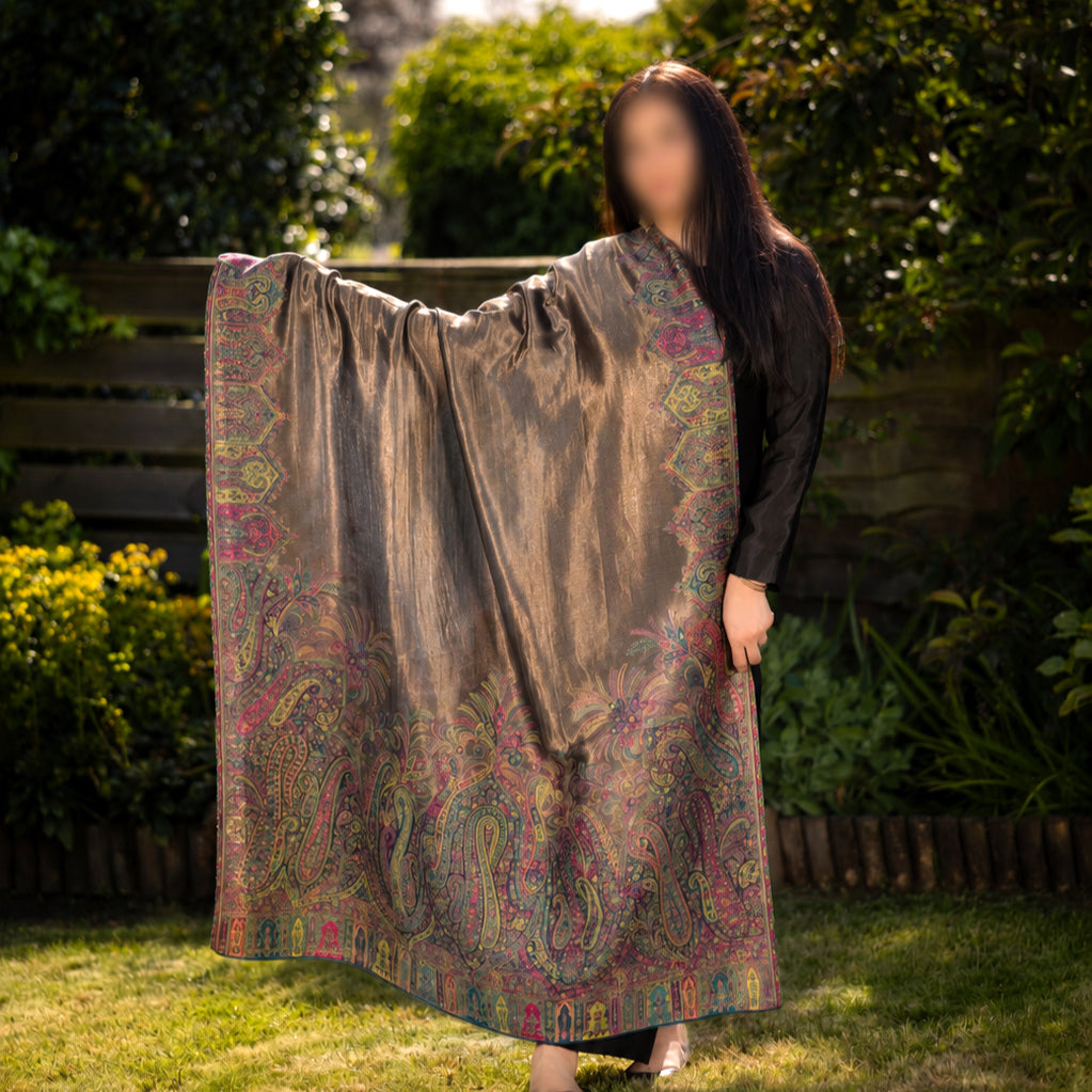 Mehr-e-Shaam Pashmina Kani Shawl image 0