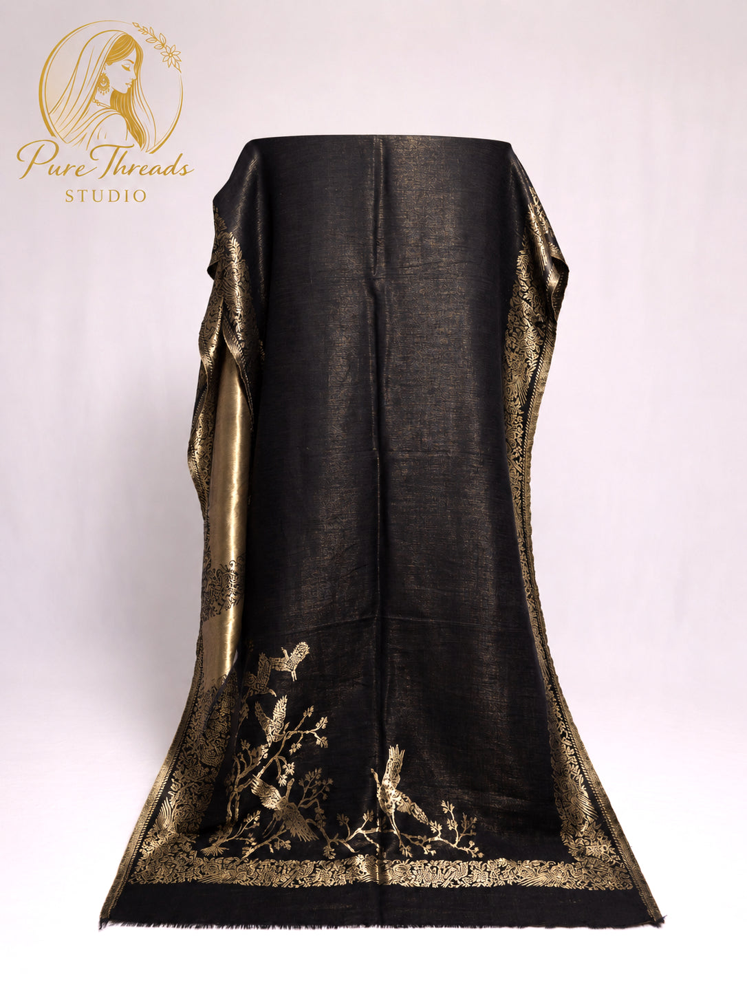 Shab-e-Noor Reversible Moonlight Kani Stole image 2