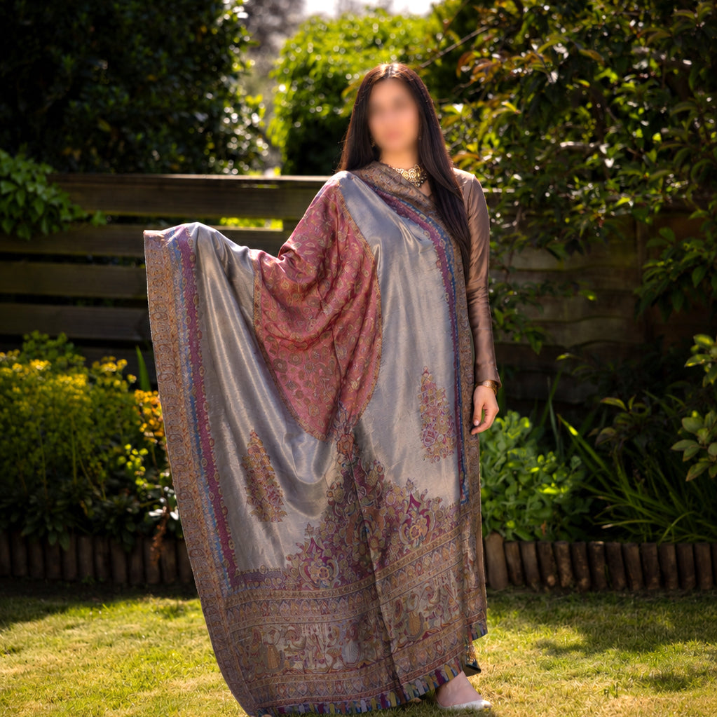 Mehr-e-Naz Moonlight Kani Shawl image 0