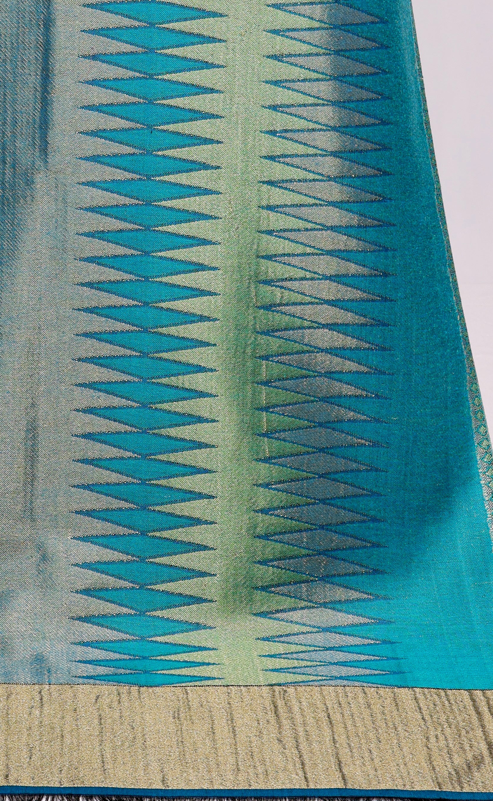 Mehr-e-Firoza Reversible Moonlight Stole image 3