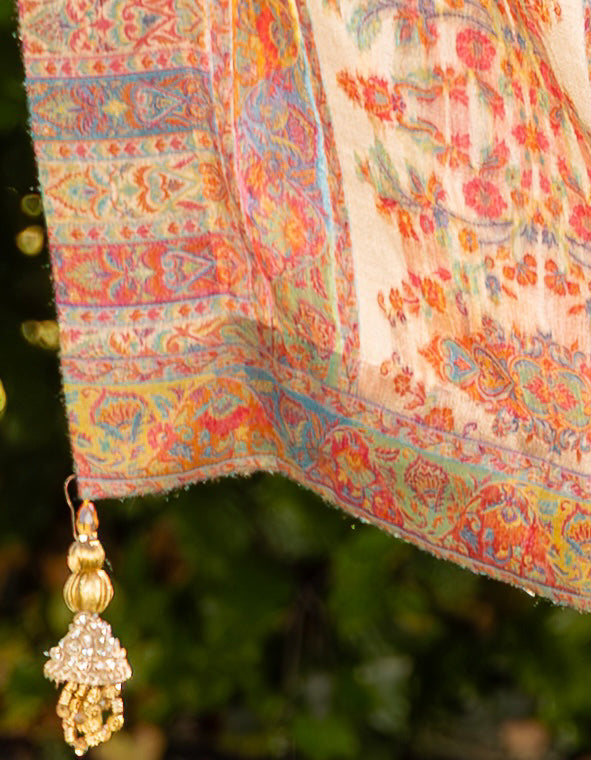 Rosé Noor – Luxe Heritage Shawl image 6