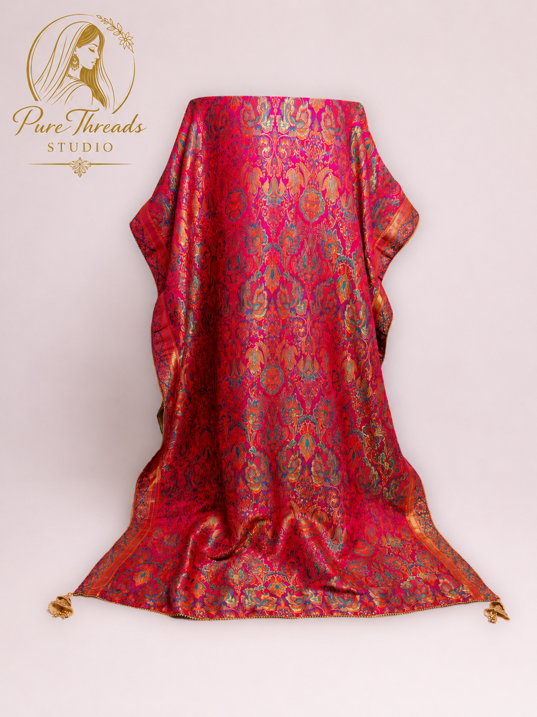 Zar-e-Gulnaar Kimkhab Shawl image 2