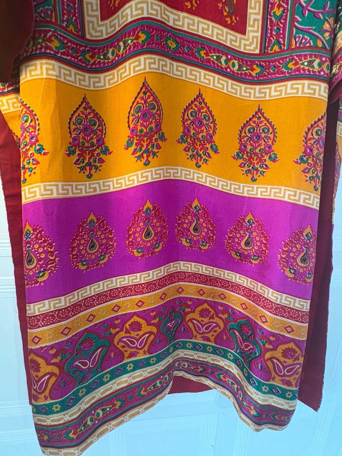 Zarmina Rouge Embroidered Suit