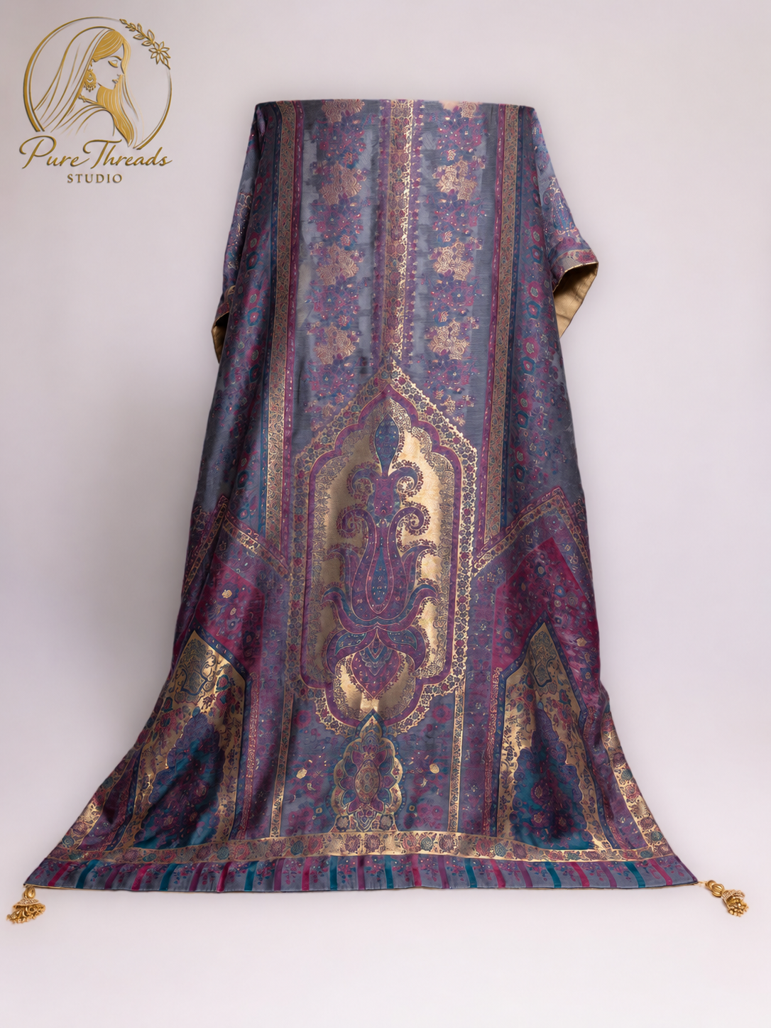Mehr-e-Jamdani Moonlight Shawl image 2