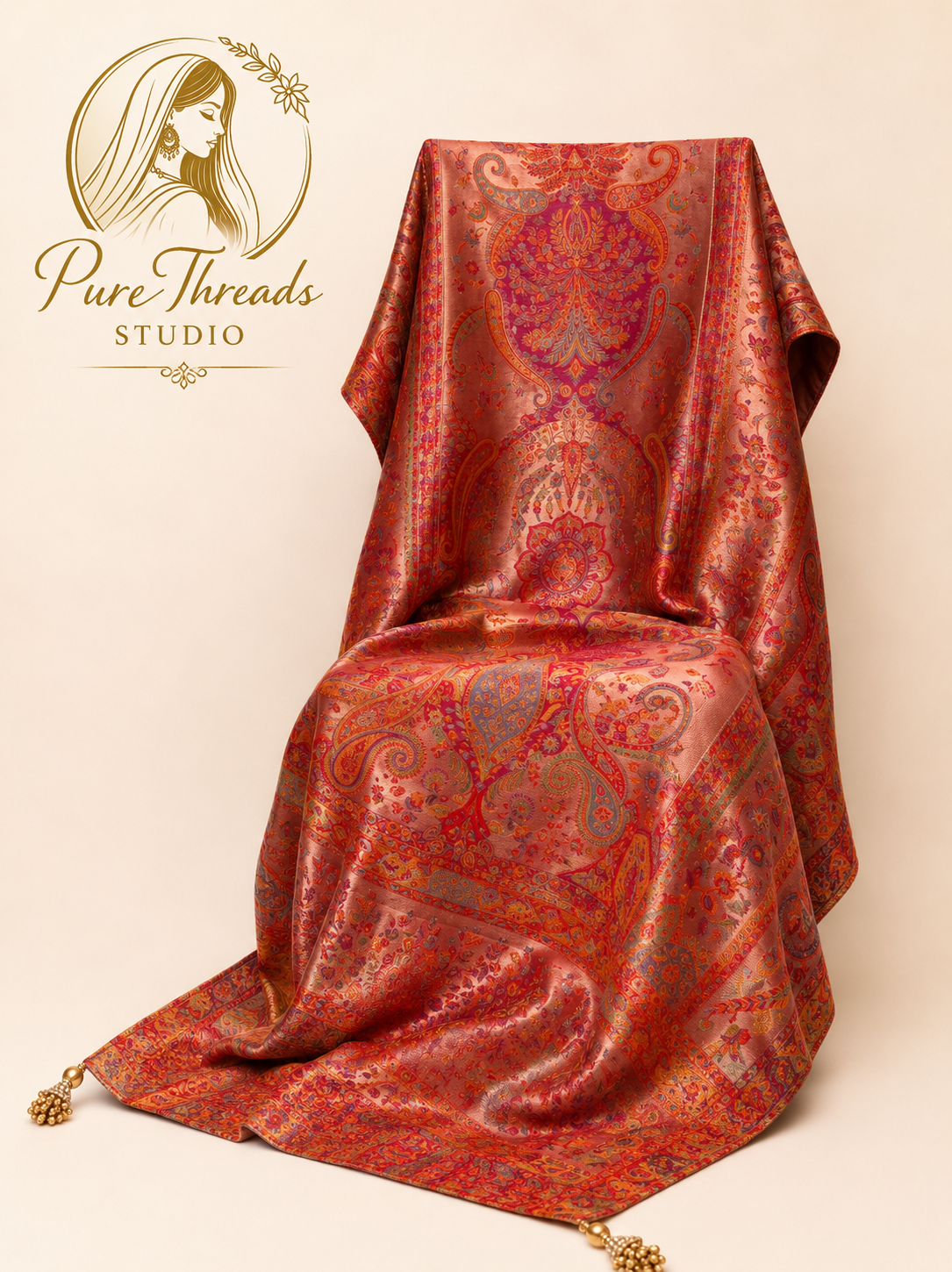 Gulnaar-e-Noor Moonlight Kani Shawl image 2