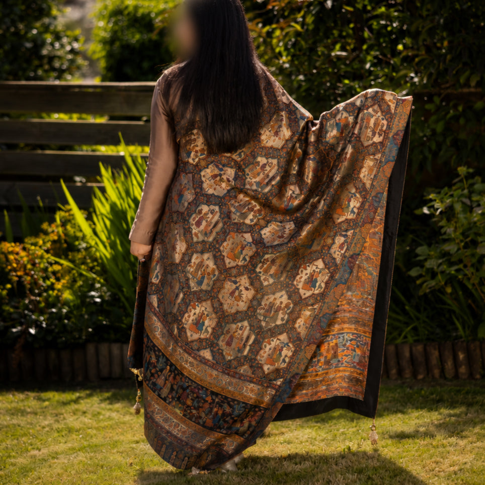 Raja-Rani Noor Moonlight Kani Shawl image 1