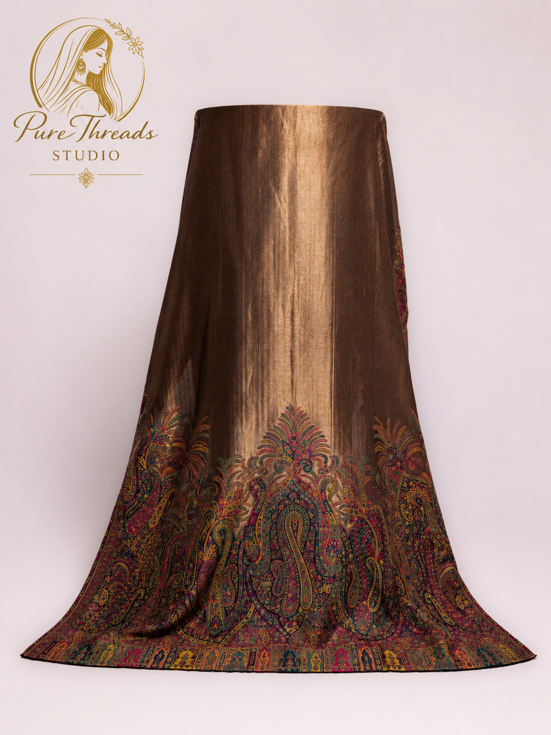 Mehr-e-Shaam Pashmina Kani Shawl image 2
