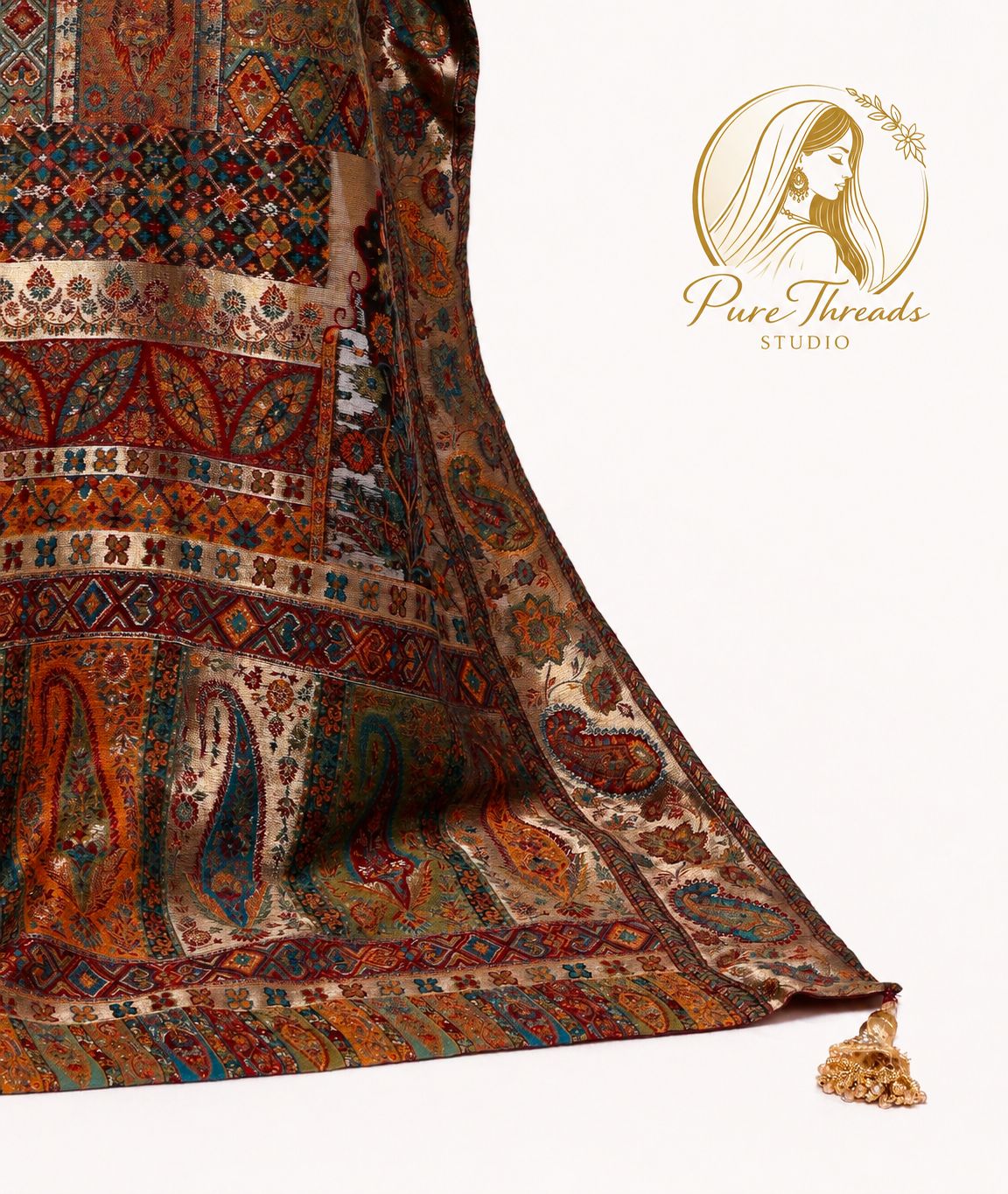 Noor-e-Royale Heritage Luxe Shawl image 3
