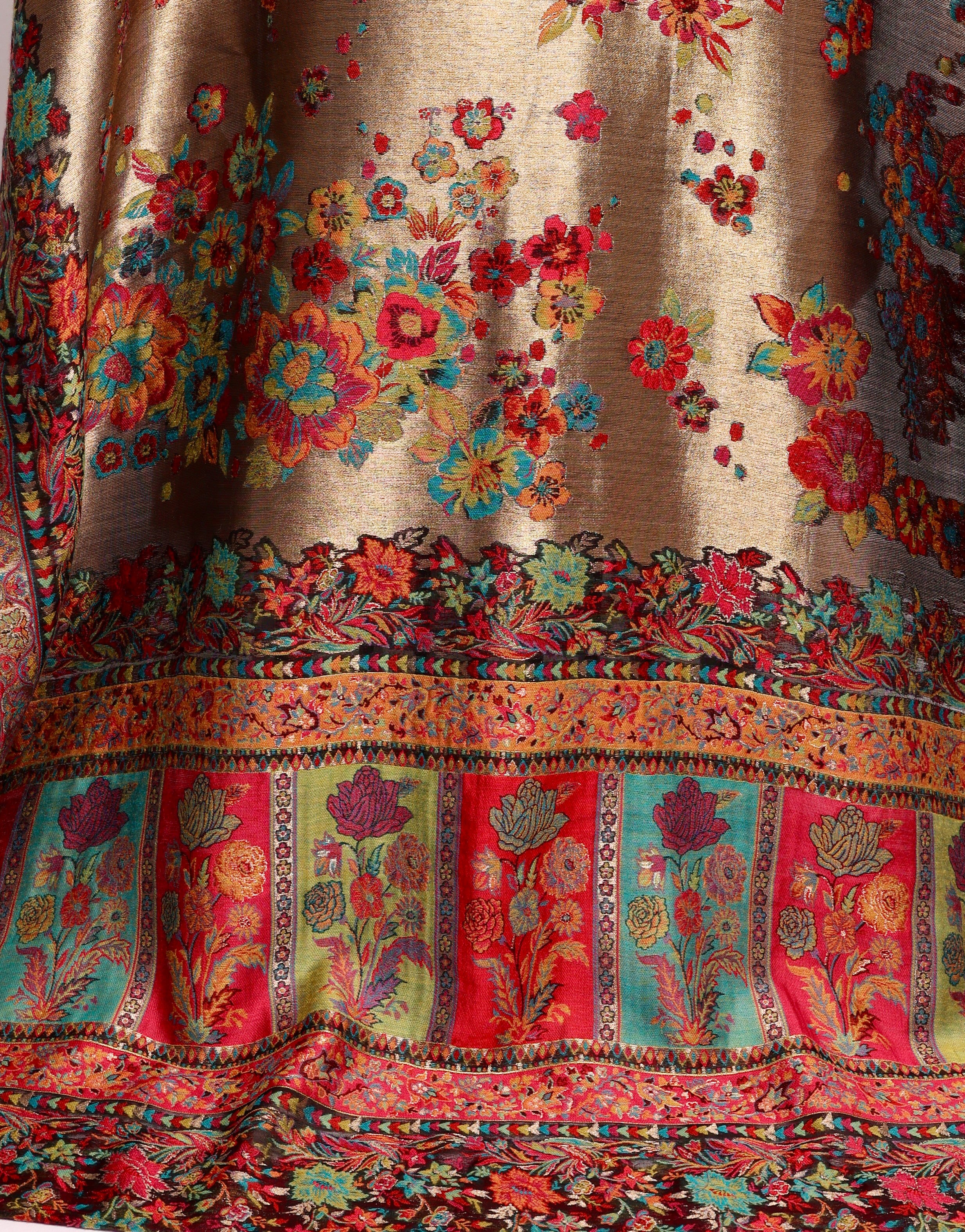 Rang-e-Noor Luxury Floral Moonlight Shawl image 4