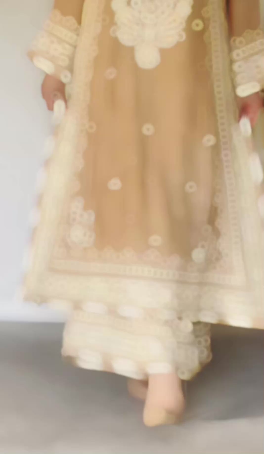 Luxury Pure Russian Silk Embroidered Suit
